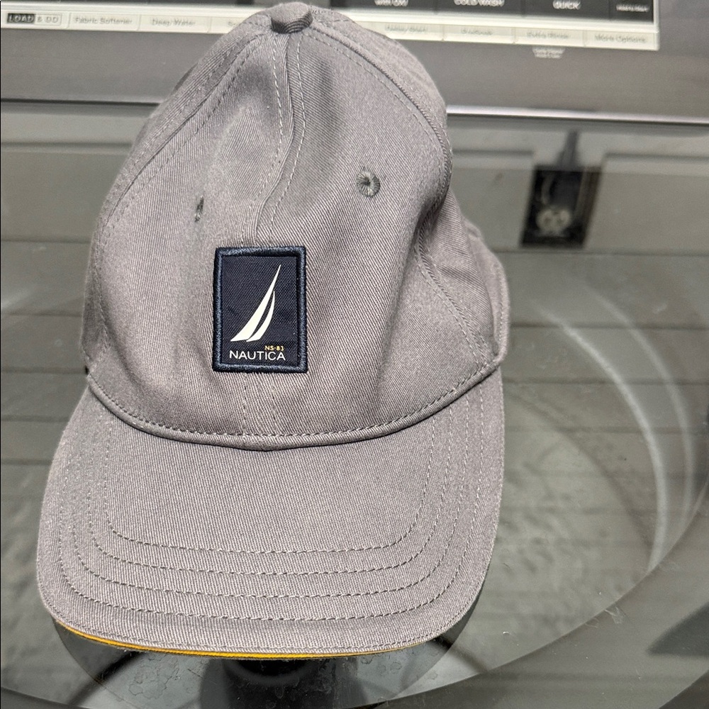 Nautica Gray Cap with Navy Logo